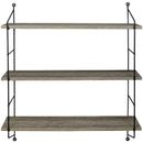 Sorbus Floating Shelf w/ Metal Brackets — Wall Mounted Rustic Wood Wall Storage, Decorative Hanging Display for Trophy, Photo Frames, Collectibles | Wayfair
