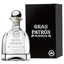 Gran PATRÓN Platinum un tequila ultraprémium elaborado con 100% agave azul weber. Producido de forma artesanal en pequeños lotes en México. 40 % ALC., 70 cl / 700 ml