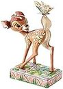 Disney Traditions, Figura de Bambi con mariposa, Diseñada pr Jim Shore, para coleccionar, Enesco