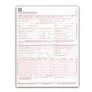 CMS 1500 / HCFA 1500 Insurance Claim Forms - Laser/Ink-Jet Compatible (New Version 02/12) Letter Size 8-12" x 11", from NextDayLabels, 500 Sheets Per Pack