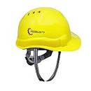Robustt X Shree JEE Safety Helmet Executive Ratchet Type Adjustment, Protection for Outdoor Work Head Safety Hat with Sweat Band (Yellow, Pack of 1)
