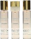 Chanel Coco Mademoiselle Twist & Spray Eau De Toilette Refill 3x20ml