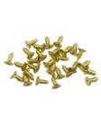 Dolls House 28 Small Brass Screws for Cranked Hinges Miniature Hardware DIY