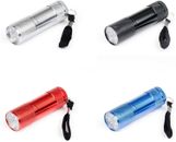 Mini 9 LED Bulb Pocket Torches Flashlight Small Keyring Torch Super Bright