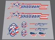 Breezer American Brezzer decal set