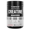 Creatine Monohydrate Powder 425g - Creatine Supplement for Muscle Growth, Increased Strength, Enhanced Energy Output and Improved Athletic Performance by Jacked Factory - 85 Servings, Cherry Limeade