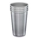 Klean Kanteen Stainless Steel Pint Cup Pack Of 4 (Stainless, 16-Ounce)