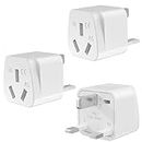 UK Travel Adapter, UK to AUS Universal Travel Power Adapter, Australia to UK Power Adapter, UK Power Adapter for Malaysia, Indonesia, Part Asia, Singapore - 3 Pack