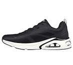 Skechers Men's Tres-Air Uno - Revolution-Airy Black Low Top Sneaker Shoes 10.5
