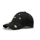 FK FORKICKS Porous Baseball Cap Mens Hats Hats for Women Gorras para Hombres Originales Trucker Hat Snapback Hats for Men, Black, One size
