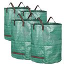 4 x 272L bolsas de hojas, bolsas de jardín, bolsas de césped, bolsas de desechos de jardín, bolsas de jardín