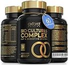 Advanced Probiotics for Gut Health | Scientifically Formulated Pre & Probiotic Gut Health Supplements | 60 Specialised Capsules with 5 Billion Bacterial Cultures, 100 Billion CFU/g Source | Made in UK