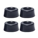 Round Rubber Feet | 4PCS Non-Slip Furniture Rubber Feet | Soft Rubber Feet Pads Not Included Screws, Floor Protectors for Tables, Sofas, Electronics and Appliances