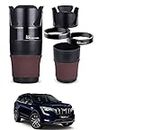 Auto Addict Car Cup Holder Expander 360 Degrees Adjustable Car Drink Cup Holder Storage Box for Water Bottle Drinks Container and Phone Small Things, 4 in 1 Multifunctional Mahindra XUV 700