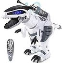 Sgile RC Robot Dinosaur Intelligent Interactive Smart Toy Electronic Remote Controller Robot Walking Dancing Singing with Fight Mode Toys for Kids Boys Girls Age 5 6 7 8 9 10 and Up Year Old