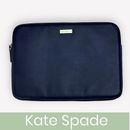 Kate Spade Accessories | Kate Spade Blue Padded Laptop Case Zip Up Computer Sleeve For 13." Inch Tablets | Color: Blue/Green | Size: 10.24” H X 14.17” W X 1.18” D