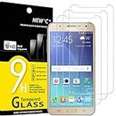 NEW'C 3 Stück, Panzer Schutz Glas f�ür Samsung Galaxy J7, Frei von Kratzern, 9H Härte, HD Displayschutzfolie, 0.33mm Ultra-klar, Ultrabeständig