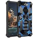 xinyunew Funda para iPhone 6/7/8 Plus,Cubierta Carcasa [antigolpes Fundas ] Protección de Cuerpo Completo 360 Grados Militar para iPhone 6/7/8 Plus Protectora Caso Cover (Producto) - Azul