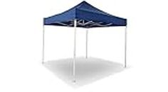 Invezo Gazebo Tent for Outdoor10 x 10 ft / 3 x 3 mtr (Heavy Duty - 27 kgs, Blue) with Dust Bag Water Proof Tent,.