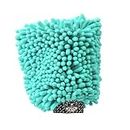 Chemical Guys MIC513 Big Noodle Chenille Microfiber Scratch Free Supersized Car Wash Mitt for Cars, Trucks, SUVs, RVs & More, Turquoise (11" x 12")