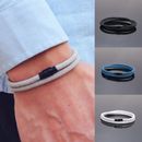 New Minimalist Men Woman Rope Bracelet Double Layer Braclet Accessories