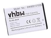 vhbw Li-Ion Batería de 1700mAh (3.7V) para teléfono móvil Smartphone LG Optimus EX, K2, KU5400, P940, Prada 3.0 y BL-44JR.