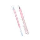 LOOM TREE® Press Utility Knife Pen Die Cutter Diy Paper Crafts Art School Supplies Pink | Multi-Purpose Craft Supplies | Crafting Tools | Cutting Tools | Craft Knives & Blades