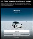 Tesla Empfehlung Gutschein Code Prämie Referral - Rabatt auf Neues Auto