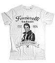 3stylercollection vintage Men's t-Shirt The Fonz Inspired by Happy Days