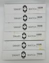 Lote de 6 relojes inteligentes impermeables para hombre/mujer Bluetooth iPhone Samsung