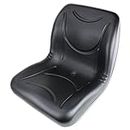 E-AM129970 Black Seat for John Deere Gator w/Drain Hole (M-Gator, E, Turf, TX 4X2, TH Turf, XUV550, 4X4 HPX, 4X2 Trail, 6X4 Trail ++)