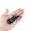 SHIVANSH J9 World's Smallest Flip Mobile Phone Single Micro Sim Support with Bluetooth Dialer and Voice Changer 32 mb Storage
