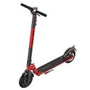 Gotrax GXL V2 Electric Scooter, 8.5" Pneumatic Tire, Max 19Km and 25km/h Speed, EABS and Rear Disk Brake,Lightweight Aluminum Alloy Frame and Cruise Control,Foldable Escooter for Adult Red