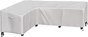 SimpleHouseware Corner Patio Sofa Sectional Cover L-shaped for 4 Seater, Left-Facing