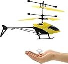MOZU BAZAAR Remote Control Helicopter Toy Hand Sensor with USB Charging Remote Control Toys for Kids (Yellow)