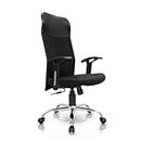Make My Chairs® Durasit XL High Back Mesh Metal Frame Office Chair with Chrome Finished Metal Base for Work from Home Chairs (Durasit XL Metal Base)