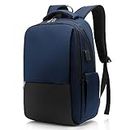 Besttravel Men's Anti-Theft Laptop Backpack 15.6 Inches for Travel/Business/College, Midium Blue, Travel Business Woek Laptop Backpack for Men Women