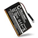 CELLONIC® GPS Battery Replacement for Garmin Edge 605 / Edge 705 361-00019-12 1250mAh Capacity SatNav Sat Nav Navi Power Pack