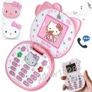 Unlocked Hello Kitty K688 Flip Cute Lovely Small Mini Phone For Women kids gifts