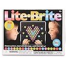 Lite Brite Basic Fun! 02216 Mini, Light Up Drawing Board, Mini LED Drawing Board with Colours, Travel-Sized Toys for Creative Play, Glow Art Neon Effect Drawing Board, Light Toys for Kids Aged 4 +