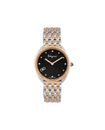 Reloj de pulsera de cuero de dos tonos 34 mm para mujer Salvatore Ferragamo SFYN01722