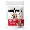 Dinovite Probiotics for Dogs – Promotes Healthy Skin & Coat with Omega 3 for Dogs, Tackles Hot Spots, Supports Digestion & Gut Health – 90 Day Supply for Large Dogs, 45+ lbs