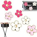 6 Pieces Cute Daisy Flower Air Vent Clip Air Conditioning Outlet Clip Car Decorations Car Accessories Interior Decor Charm for Women Girls