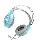 USB Headphone, Fashionable 7.1 Channel Surround Sound Stereo Headset Cool Durable for Listening to Music for Computer Game Hardware for Men for Women(Blue)