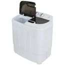 Compact Washer Dryer with Mini Washing Machine and Spin Dryer White Portable 