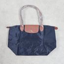 Longchamp Le Pliage Small Nylon Folding Tote Bag In Navy