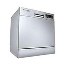 Voltas beko 8 Place Settings Table Top Dishwasher (2020/2021, DT8S, Silver, Inbuilt Heater)