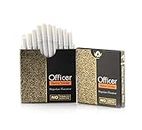 Aarogyam Herbals Officer Herbal Cigarette 100% Tobacco & Nicotine Fre Smoke for Relieve Stress & Mood Enhance Product - REGULAR FLAVOUR, 2 Packets (20 Sticks)