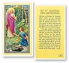 to Saint Raphael The Archangel Prayer Laminated Holy Cards (Set of 5)