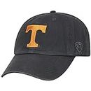 Elite Fan Shop mens Adjustable Relaxed Fit Charcoal Icon Hat Baseball Cap, Tennessee Volunteers Gray, One Size US